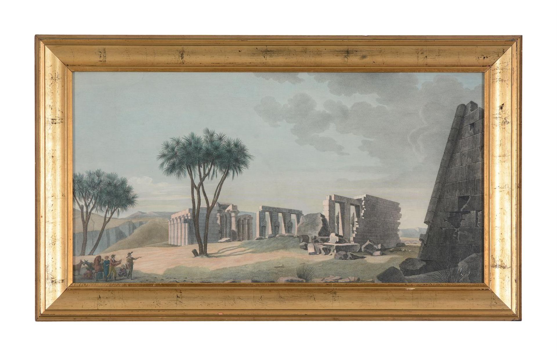 SIX HAND-COLOURED ENGRAVINGS OF EGYPT (LUXOR, KARNAK, DENDERA), EARLY 19TH CENTURY - Image 2 of 13