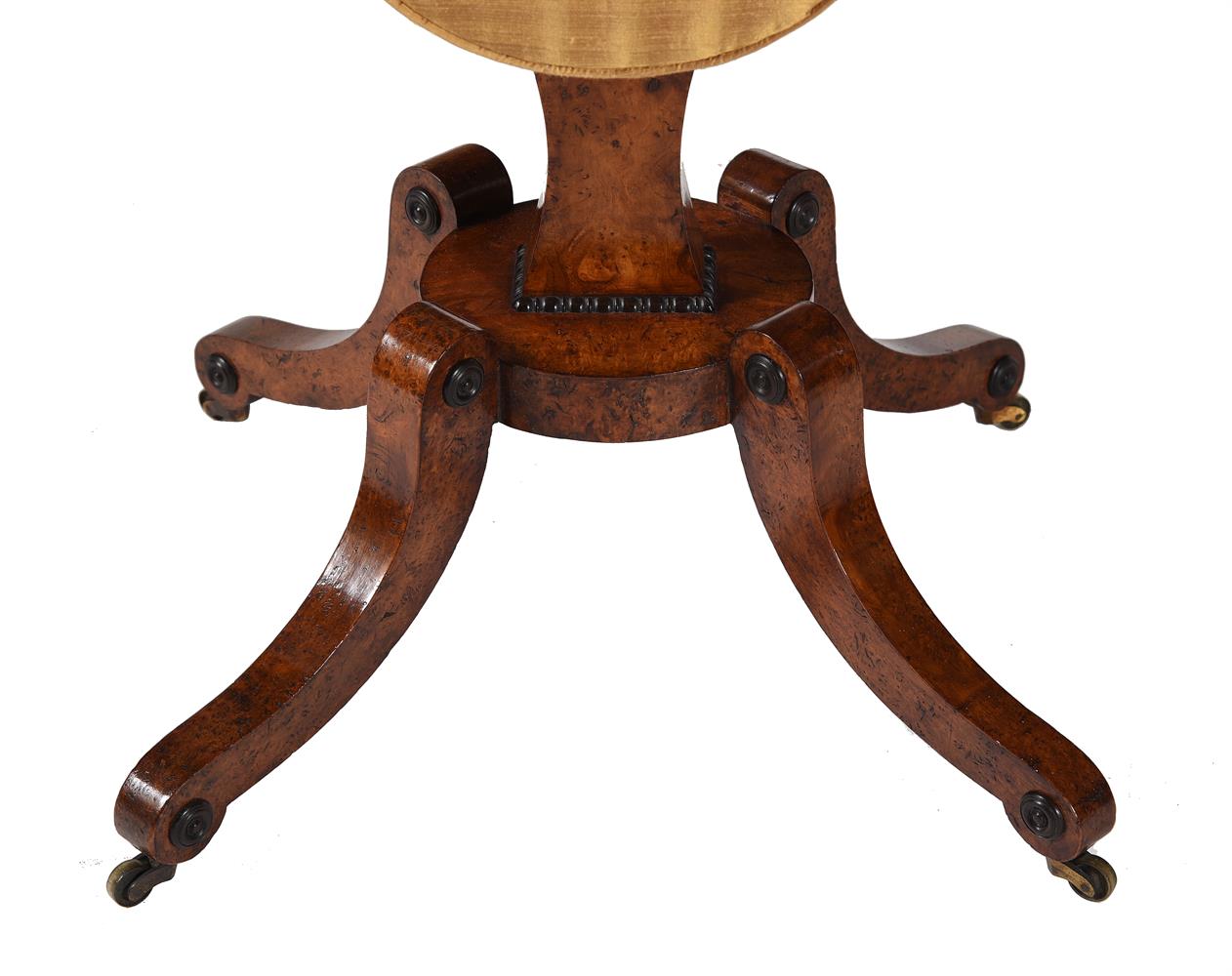 A GEORGE IV POLLARD OAK PEMBROKE WORK TABLE, CIRCA 1825 - Image 5 of 8