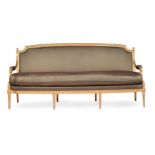 A LOUIS XVI GILTWOOD SOFA OR CANAPE, CIRCA 1780