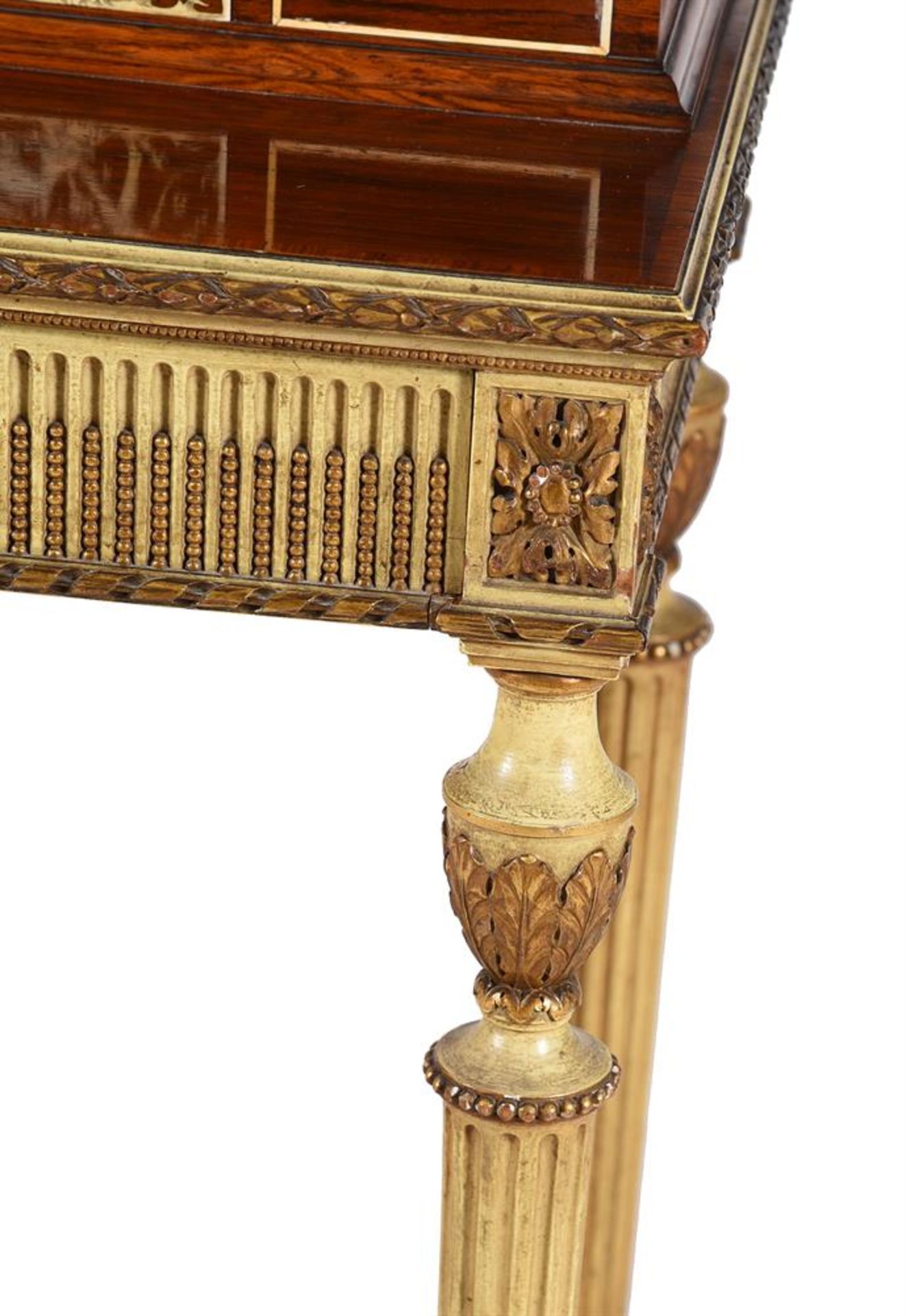 Y A ROSEWOOD AND IVORY MARQUETRY DECORATED SIDE CABINET, ATTRIBUTED TO COLLINSON & LOCK - Image 5 of 10