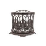 A VICTORIAN CAST IRON STICK STAND IN THE FERN PATTERN, BY COALBROOKDALE, 19TH CENTURY