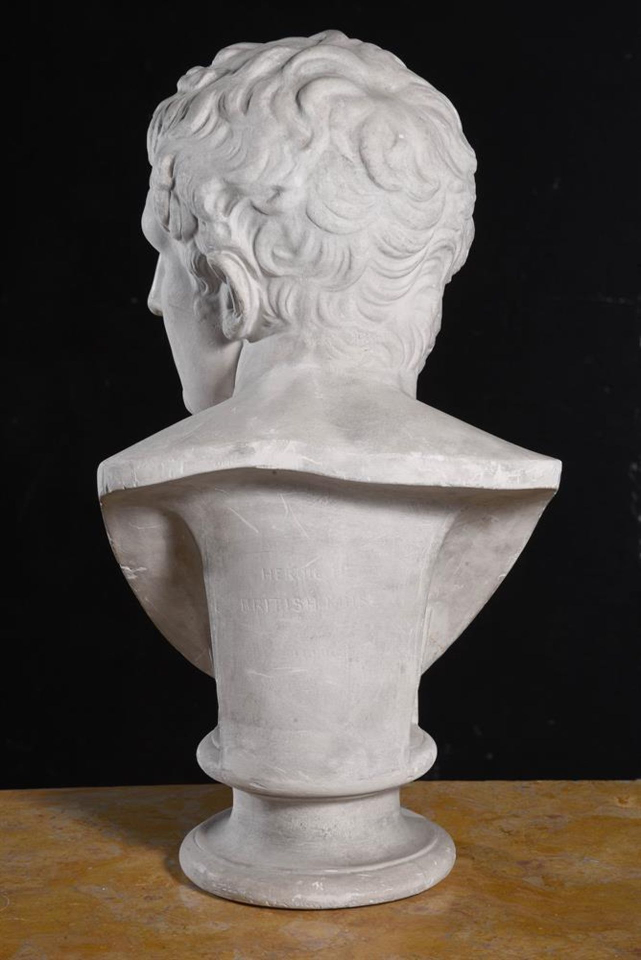 A PLASTER BUST OF A 'HEROIC HEAD', BY DOMENICO BRUCCIANI & CO, CIRCA 1900 - Image 2 of 3