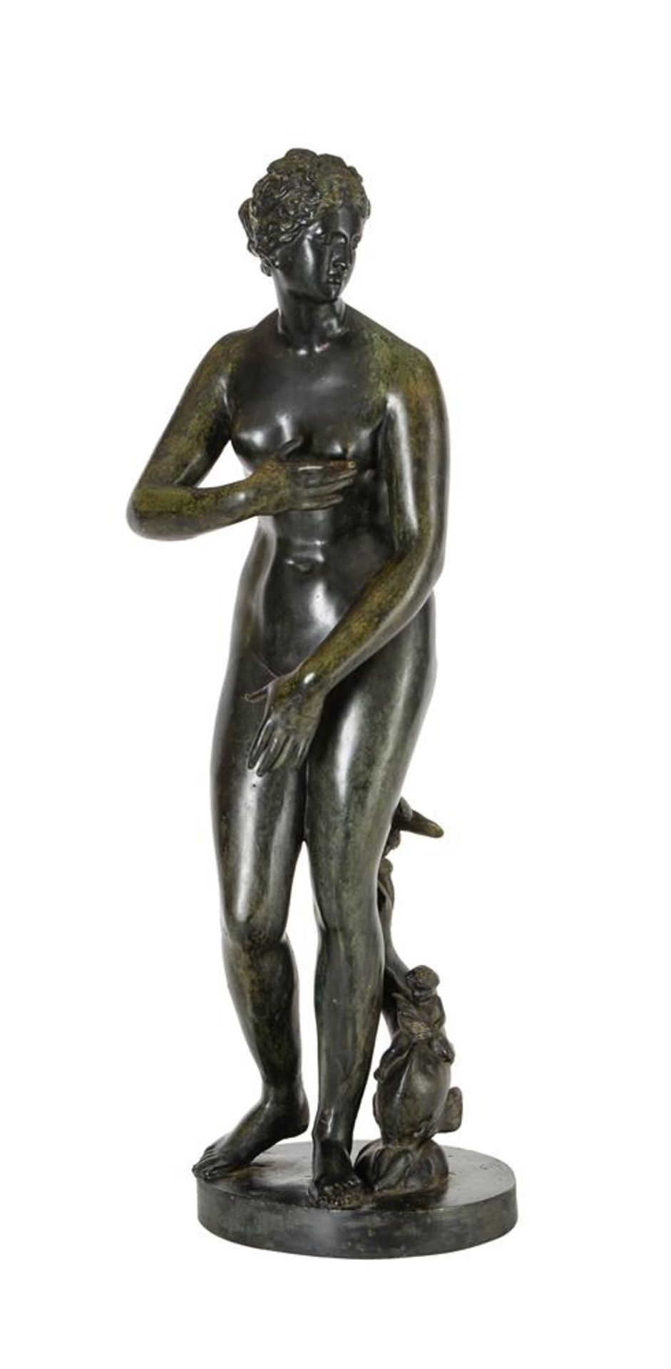 A BRONZE FIGURE 'VENUS DE MEDICI', POSSIBLY NAPLES, LATE 19TH/EARLY 20TH CENTURY - Image 2 of 4