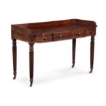 A REGENCY MAHOGANY DRESSING TABLE, ATTRIBUTED TO GILLOWS, CIRCA 1820