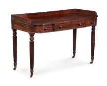 A REGENCY MAHOGANY DRESSING TABLE, ATTRIBUTED TO GILLOWS, CIRCA 1820