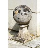 A PAIR OF PORTLAND STONE BALL FINIALS LATE, 18TH/EARLY 19TH CENTURY
