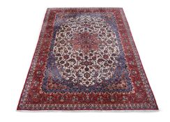A LARGE ISFAHAN CARPET, approximately 537 x 368cm