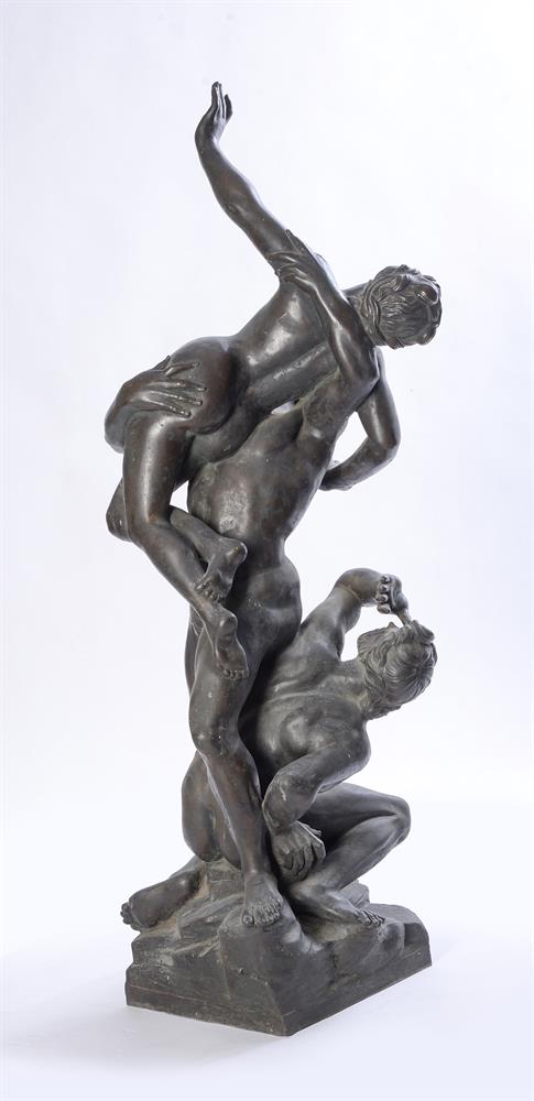 TWO LARGE FRENCH BRONZE GROUPS 'THE ABDUCTION OF PROSERPINE BY PLUTO' & 'ABDUCTION OF THE SABINE' - Bild 4 aus 7