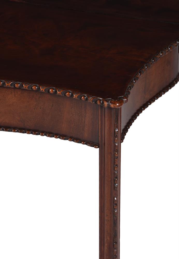 A GEORGE III MAHOGANY TEA TABLE, PROBABLY IRISH, LATE 18TH CENTURY - Image 3 of 3