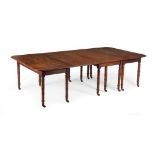 A REGENCY MAHOGANY DINING TABLE, CIRCA 1815