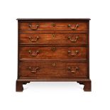 A GEORGE III MAHOGANY CHEST OF DRAWERS, CIRCA 1780