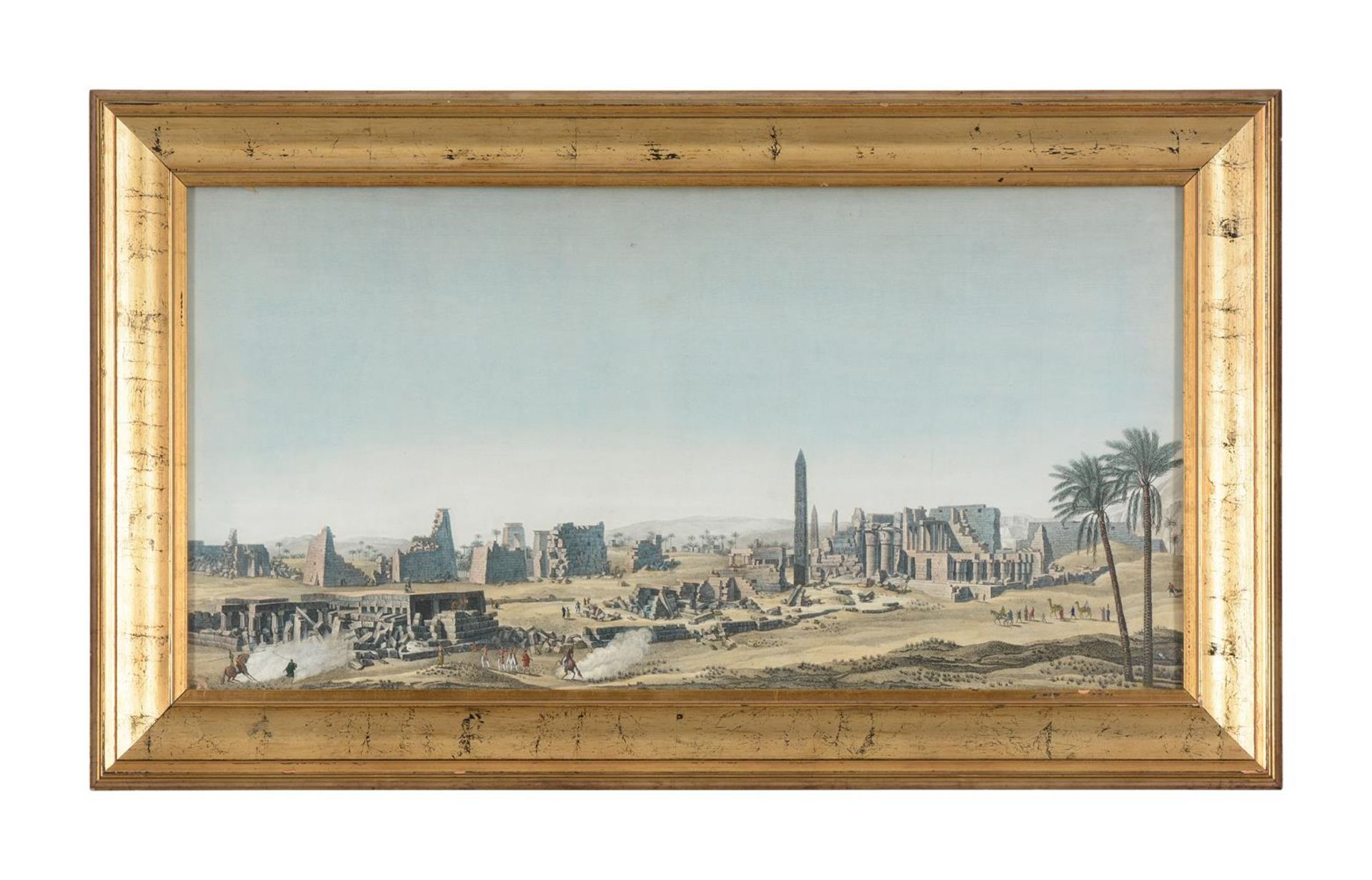 SIX HAND-COLOURED ENGRAVINGS OF EGYPT (LUXOR, KARNAK, DENDERA), EARLY 19TH CENTURY - Image 6 of 13