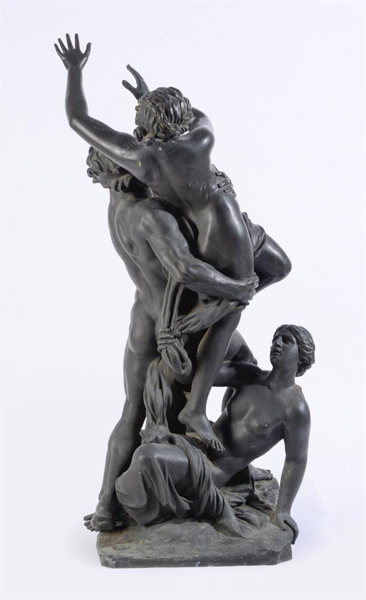 TWO LARGE FRENCH BRONZE GROUPS 'THE ABDUCTION OF PROSERPINE BY PLUTO' & 'ABDUCTION OF THE SABINE' - Image 6 of 7