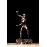 AFTER GIAMBOLOGNA (1529-1608), A BRONZE FIGURE OF HERCULES, ITALIAN, 17TH/18TH CENTURY