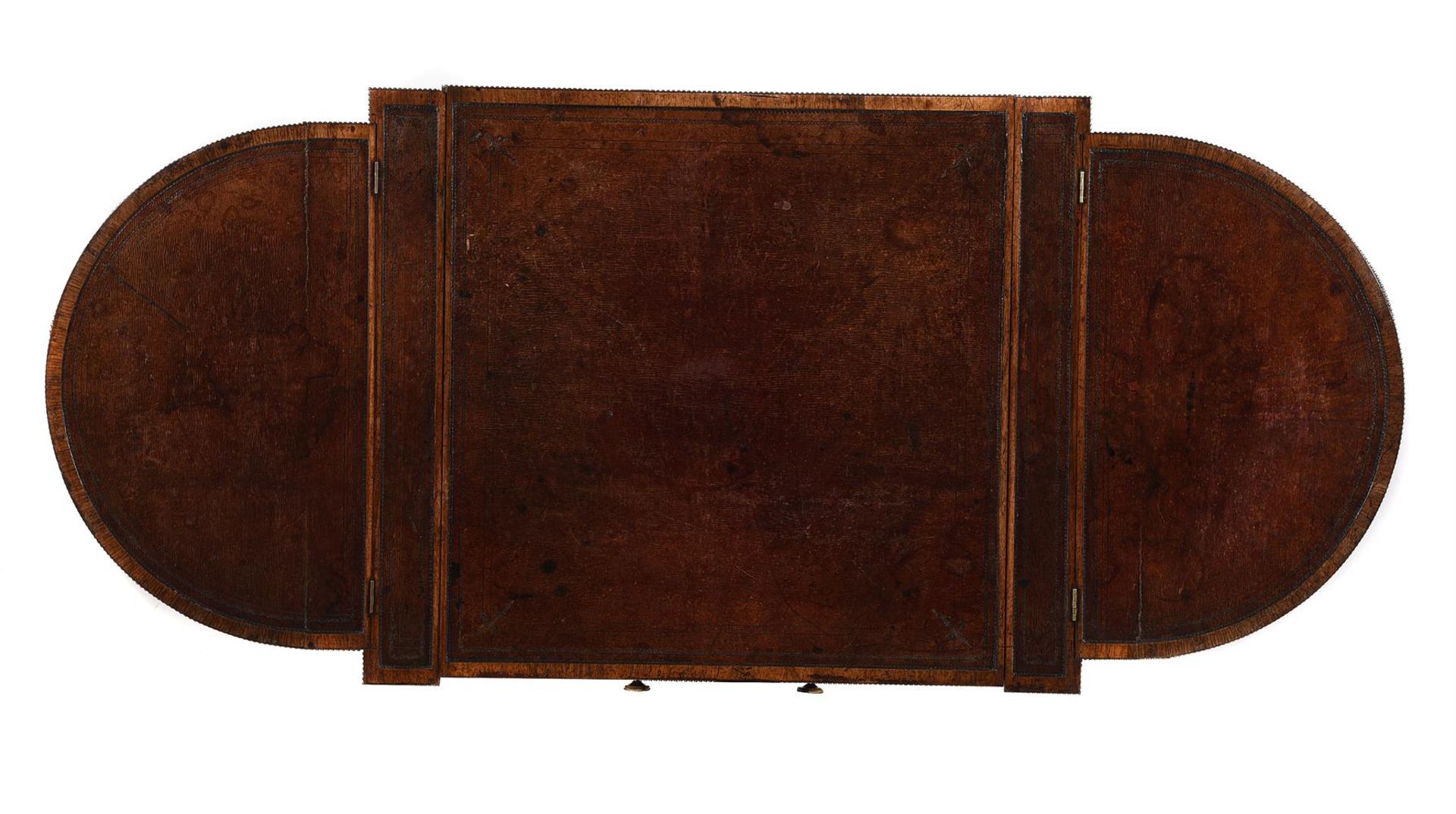 Y A REGENCY ROSEWOOD AND GILT METAL MOUNTED WRITING AND GAMES TABLE, ATTRIBUTED TO GILLOWS - Image 10 of 10