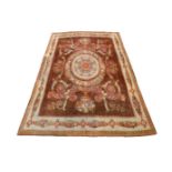 A LARGE EMPIRE SAVONNERIE NEOCLASSICAL WOOL CARPET, CIRCA 1810