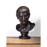 A BRONZE PORTRAIT BUST OF SENATOR TIBERIUS GRACCHUS, ITALIAN, 18TH CENTURY