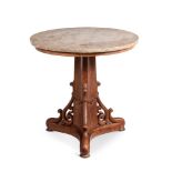 A LOUIS PHILLIPE MAHOGANY PEDESTAL OCCASIONAL TABLE, CIRCA 1840