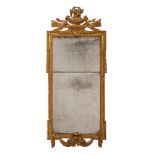 A LOUIS XVI GILTWOOD WALL MIRROR, CIRCA 1780