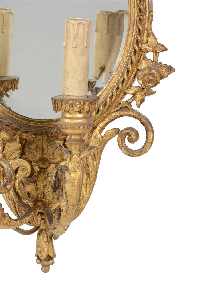 A PAIR OF VICTORIAN GILTWOOD AND COMPOSTION GIRANDOLE WALL MIRRORS, BY CHARLES NOSOTTI, CIRCA 1870 - Image 3 of 7