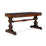 Y A WILLIAM IV ROSEWOOD LIBRARY TABLE, ATTRIBUTED TO GILLOWS, CIRCA 1835