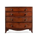 A GEORGE III MAHOGANY WRITING AND DRESSING CHEST OF DRAWERS, CIRCA 1780