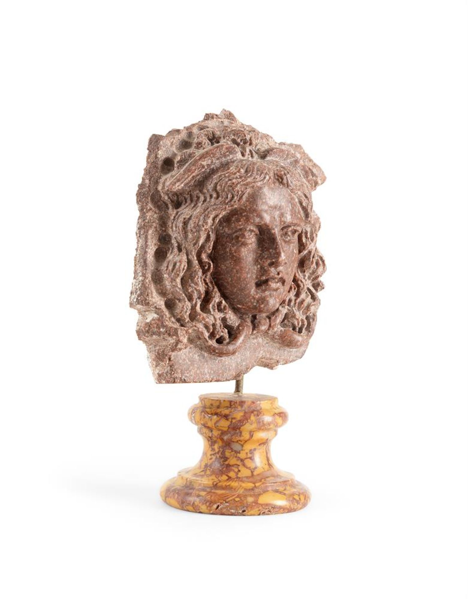 A FRAGMENTARY MASK DEPICTING THE RONDANINI MEDUSA, ITALIAN