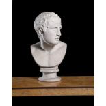 A PLASTER BUST OF A 'HEROIC HEAD', BY DOMENICO BRUCCIANI & CO, CIRCA 1900