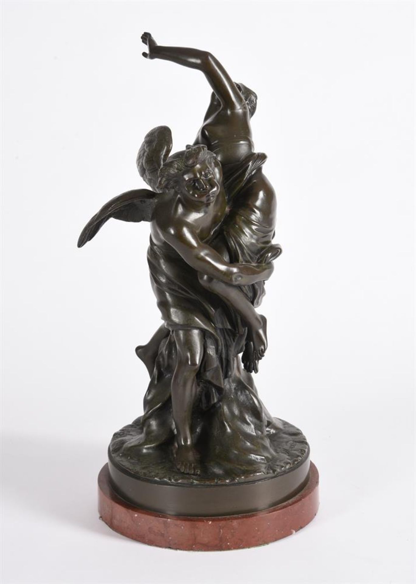 TWO BRONZE GROUPS 'THE ABDUCTION OF PROSERPINA BY PLUTO' & 'BOREAS ABDUCTING ORITHYIA' - Image 13 of 16