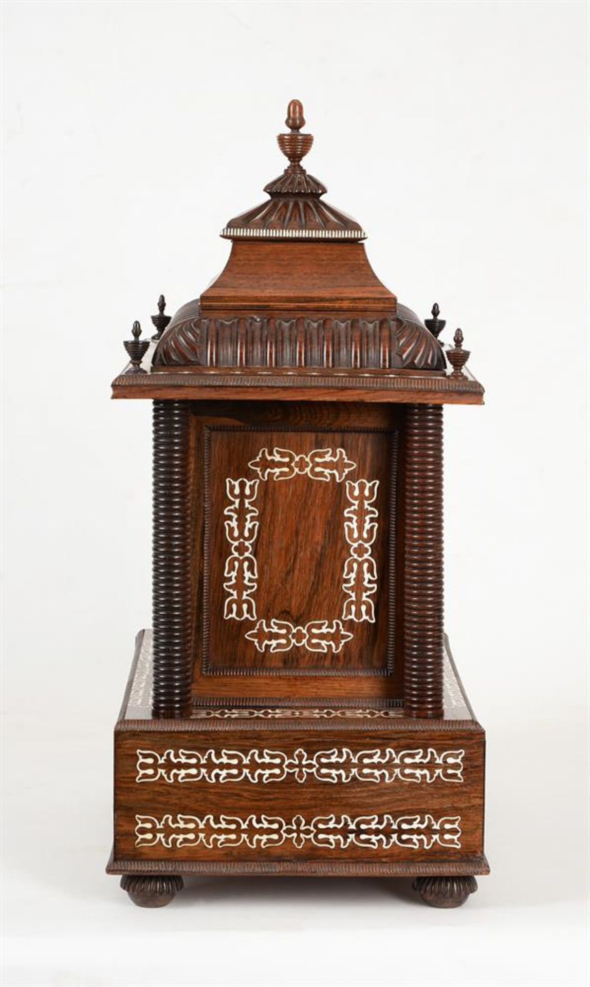 Y A GEORGE IV ROSEWOOD AND IVORY MARQUETRY TABLE CABINET, CIRCA 1830 - Image 7 of 7