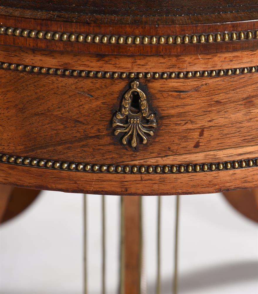 Y A REGENCY ROSEWOOD AND GILT METAL MOUNTED WRITING AND GAMES TABLE, ATTRIBUTED TO GILLOWS - Image 7 of 10