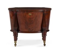 A REGENCY MAHOGANY OVAL WINE COOLER, ATTRIBUTED TO GILLOWS, CIRCA 1810