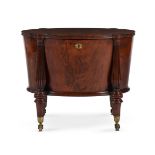 A REGENCY MAHOGANY OVAL WINE COOLER, ATTRIBUTED TO GILLOWS, CIRCA 1810