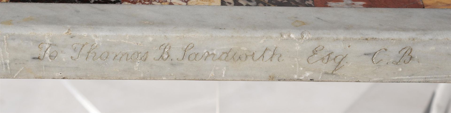 A SPECIMEN MARBLE TOP, ITALIAN, MID-19TH CENTURY - Image 3 of 5