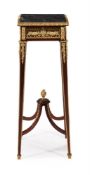 A FRENCH MAHOGANY AND ORMOLU MOUNTED STAND, IN THE MANNER OF FRANCOIS LINKE