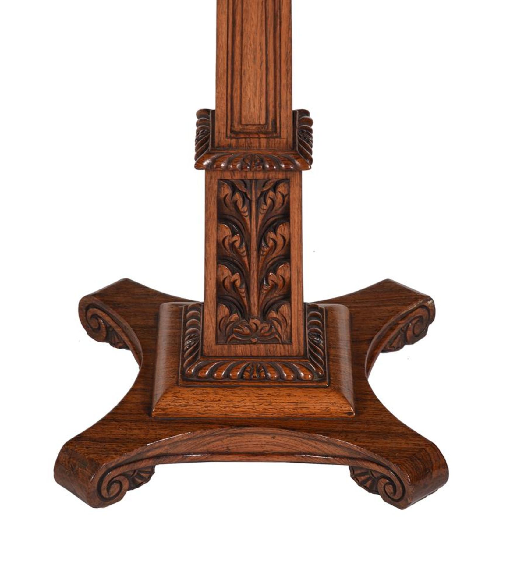 AN ANGLO INDIAN EXOTIC HARDWOOD PEDESTAL TABLE, FIRST HALF 19TH CENTURY - Image 3 of 5