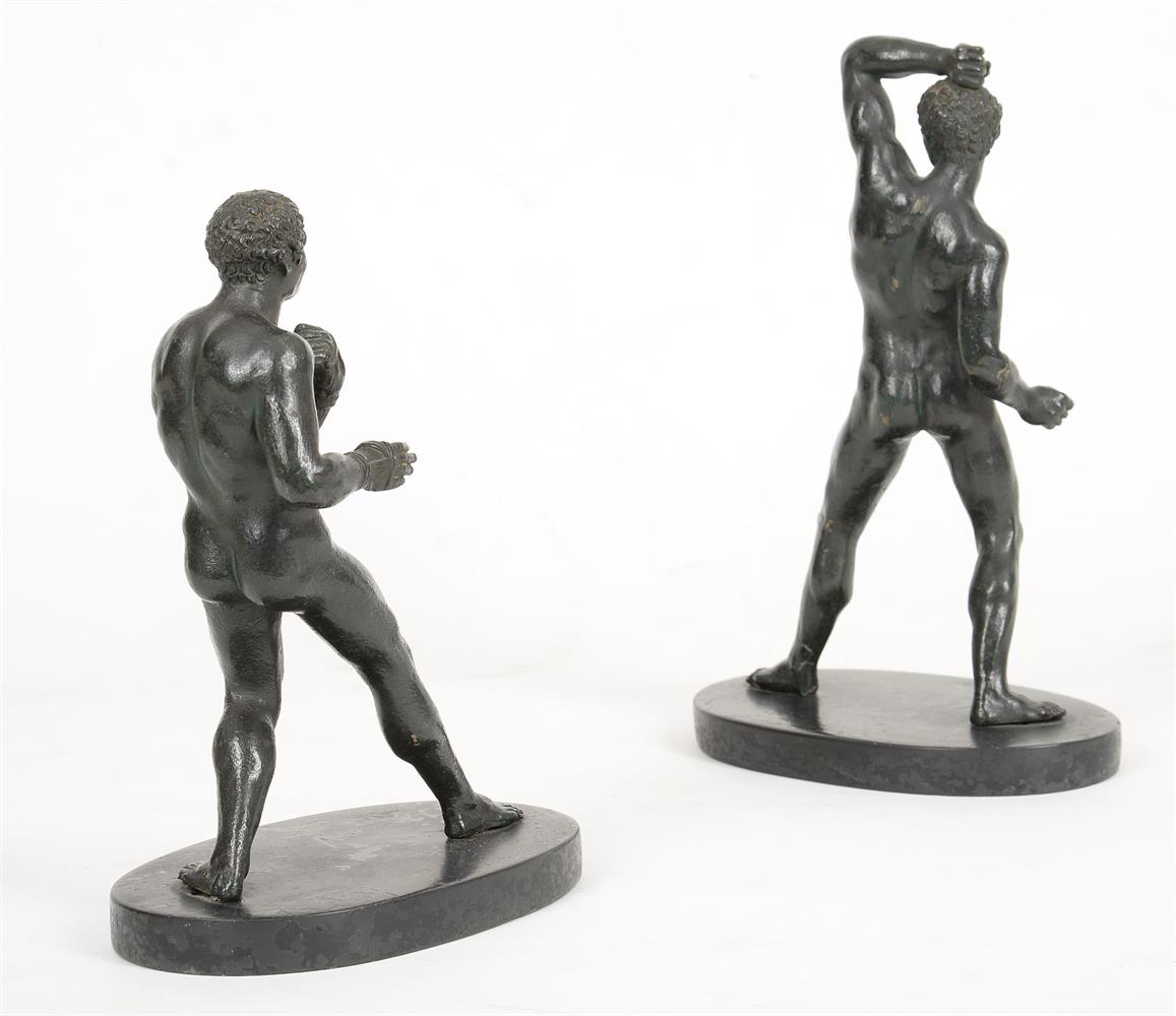 AFTER ANTONIO CANOVA, A PAIR OF BRONZE MODELS OF THE PUGILISTS, CREUGAS AND DAMOXENOS - Bild 4 aus 4