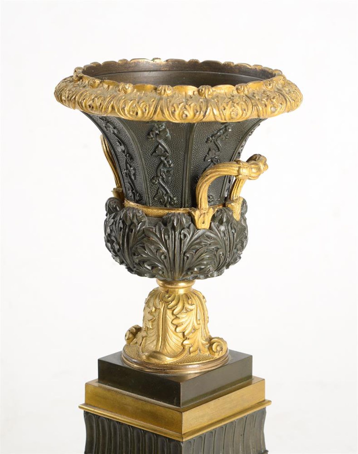 A PAIR OF BRONZE AND ORMOLU VASES, FRENCH LATE 19TH CENTURY - Image 2 of 5