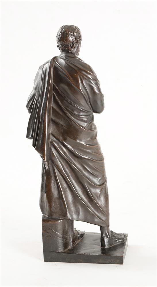 AFTER THE ANTIQUE, A BRONZE FIGURE OF ARISTIDES, FRENCH, LATE 19TH CENTURY - Bild 3 aus 6