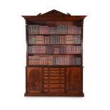 A WILLIAM IV MAHOGANY LIBRARY BOOKCASE, CIRCA 1835