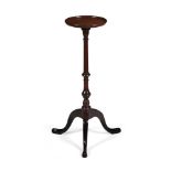 A GEORGE III MAHOGANY CANDLE STAND, CIRCA 1760