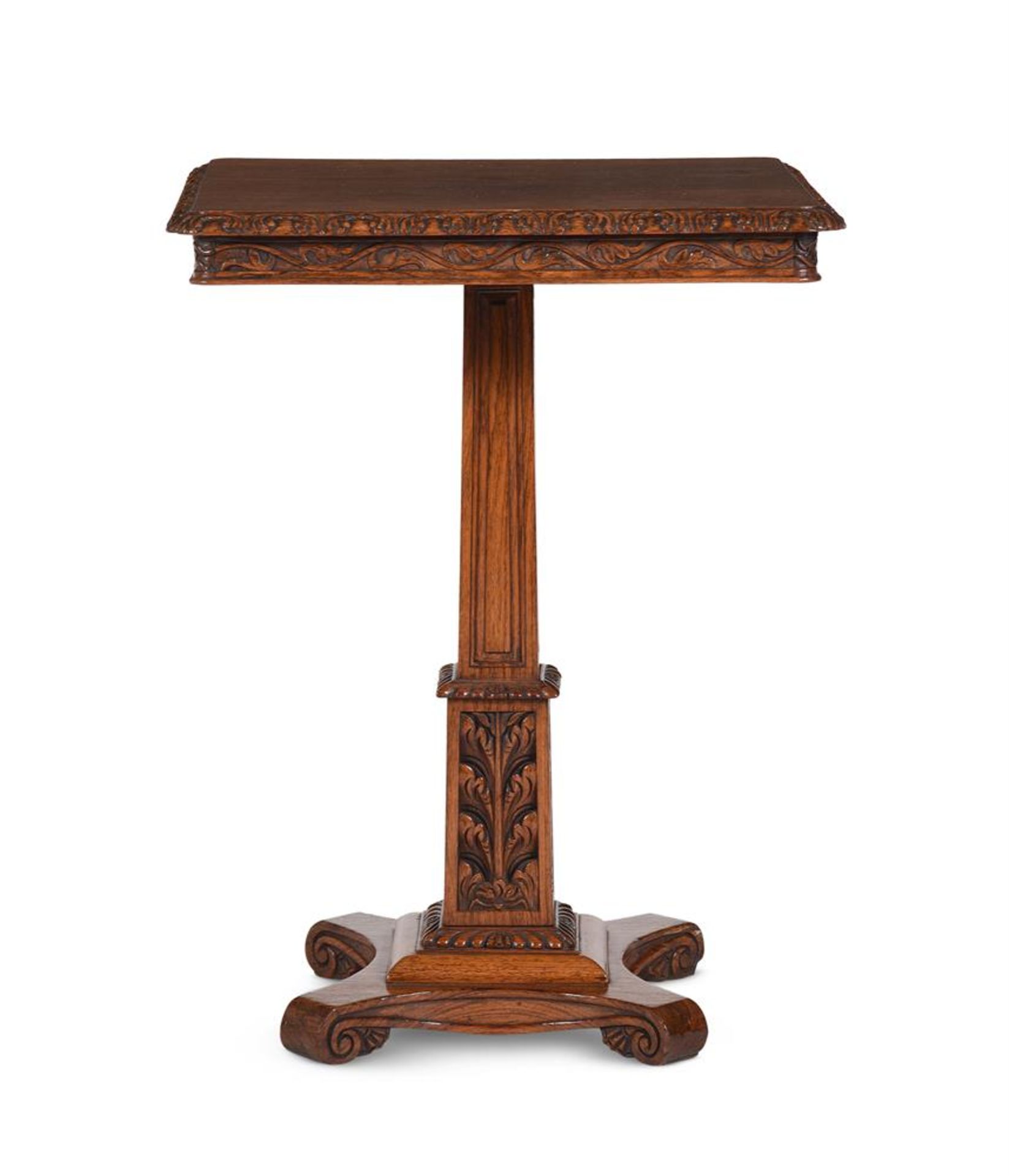 AN ANGLO INDIAN EXOTIC HARDWOOD PEDESTAL TABLE, FIRST HALF 19TH CENTURY - Image 2 of 5