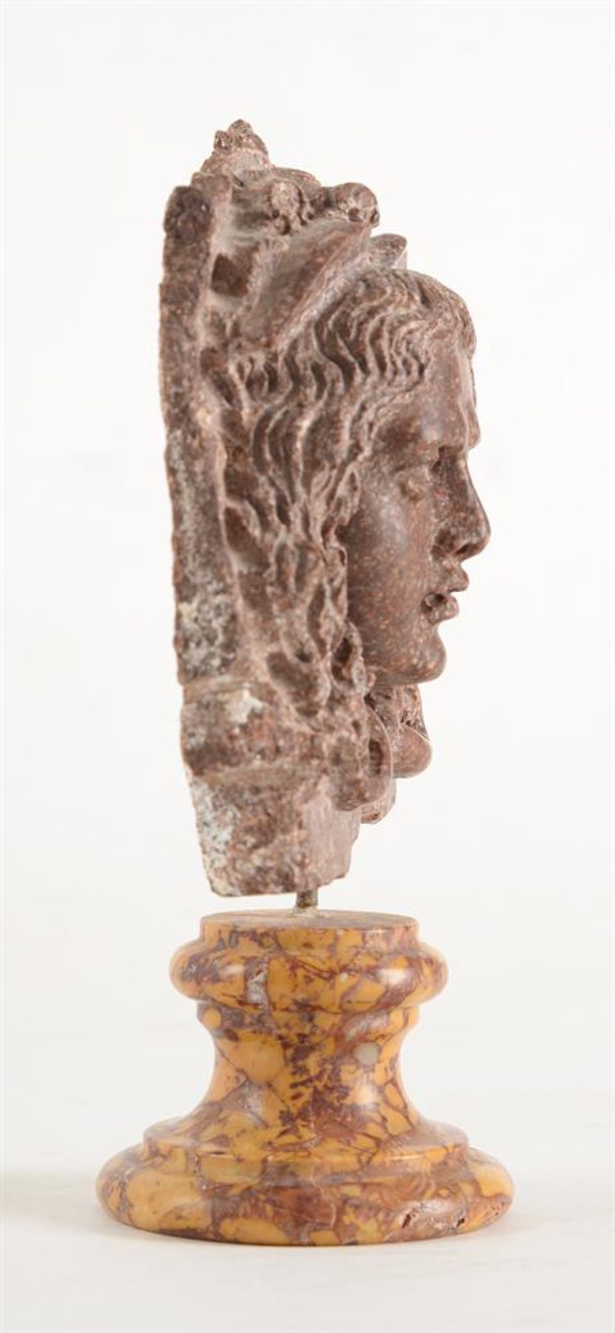 A FRAGMENTARY MASK DEPICTING THE RONDANINI MEDUSA, ITALIAN - Image 3 of 4