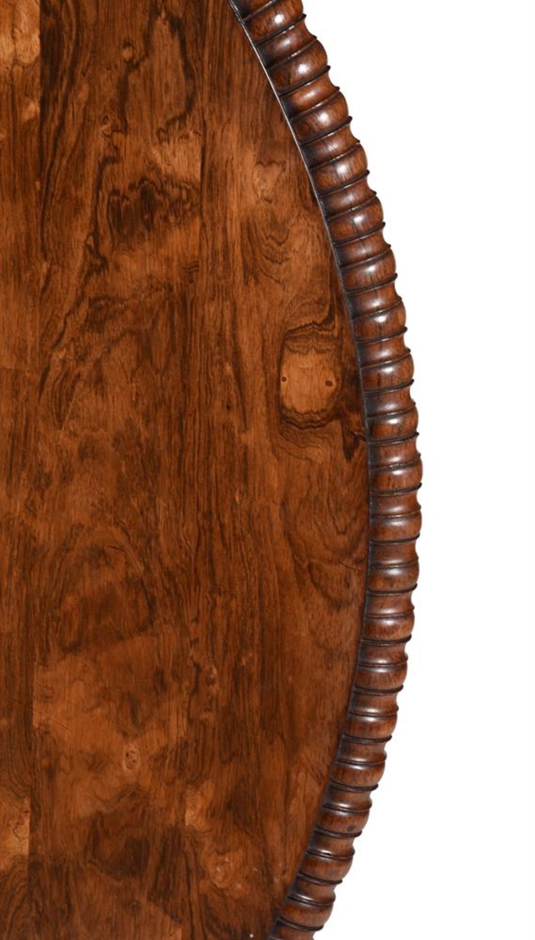 Y A GEORGE IV ROSEWOOD CIRCULAR CENTRE TABLE, BY GILLOWS, CIRCA 1830 - Image 4 of 9