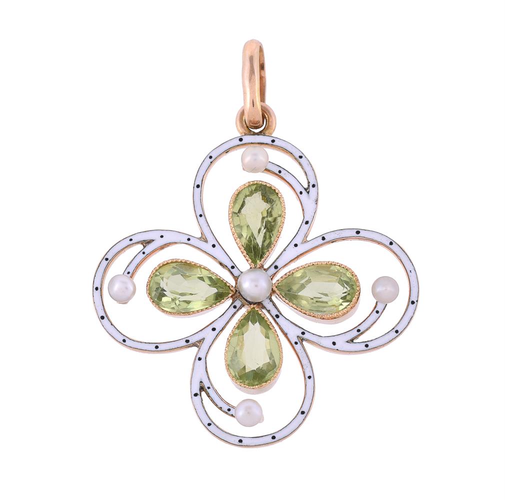 AN EDWARDIAN PERIDOT