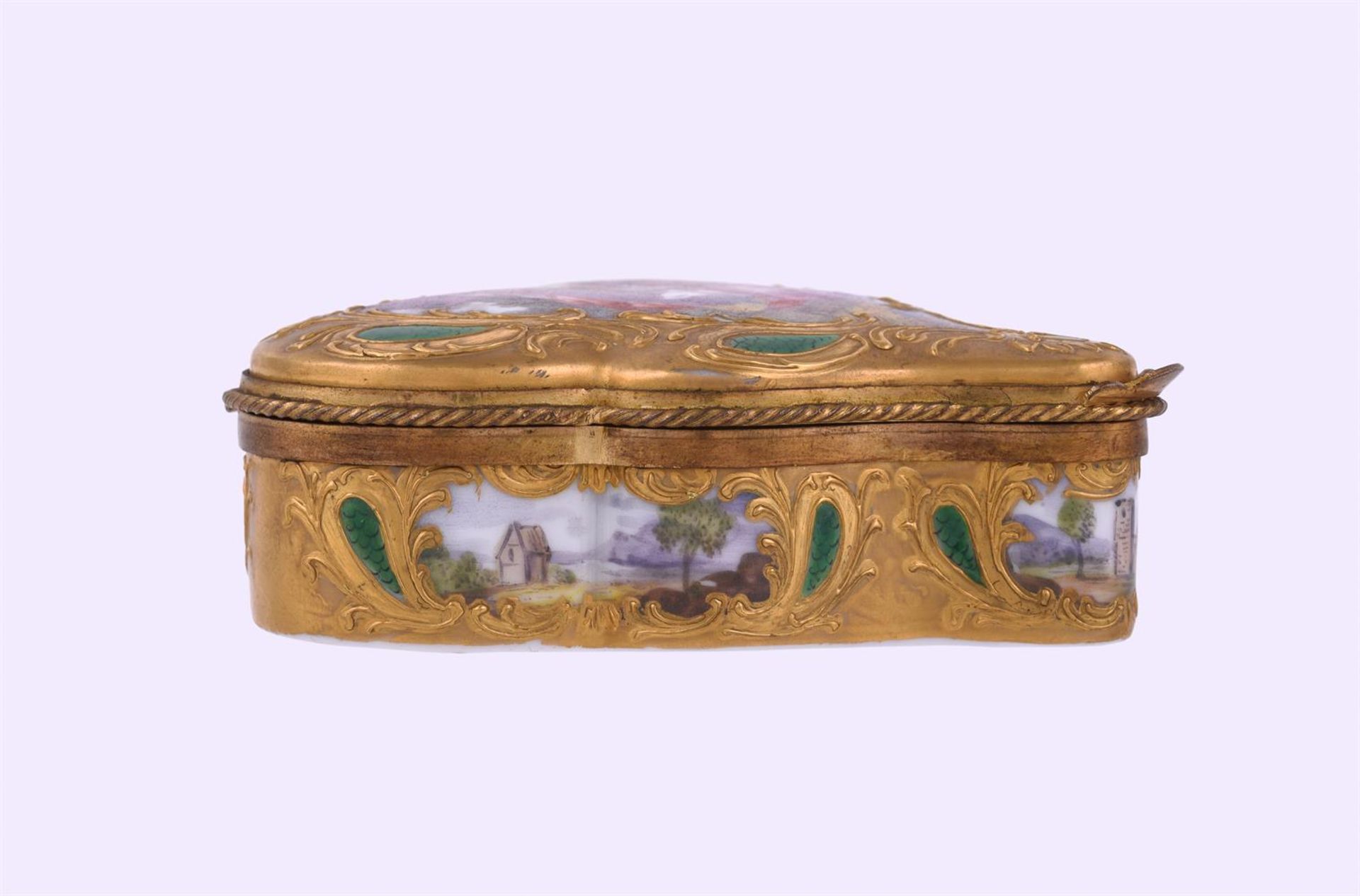 A GROUP OF FOUR 19TH CENTURY LIMOGES AND VIENNA STYLE BOXES - Image 15 of 18