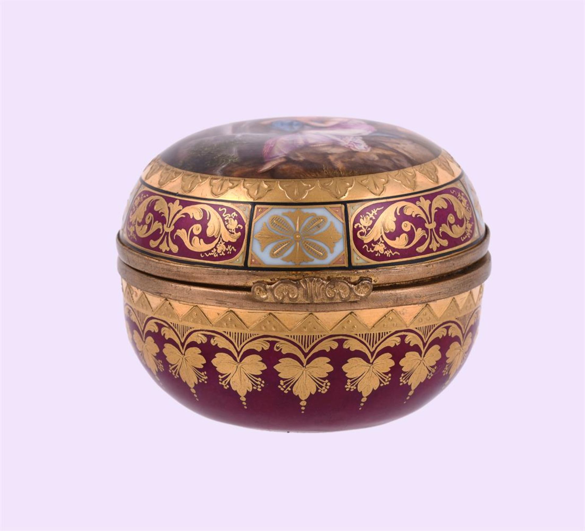 A GROUP OF FOUR 19TH CENTURY LIMOGES AND VIENNA STYLE BOXES - Image 8 of 18