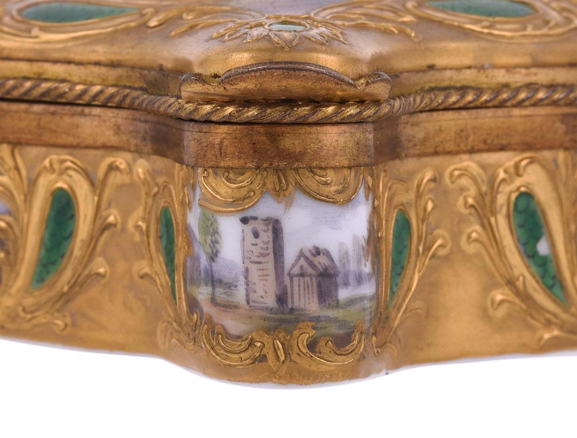 A GROUP OF FOUR 19TH CENTURY LIMOGES AND VIENNA STYLE BOXES - Image 16 of 18