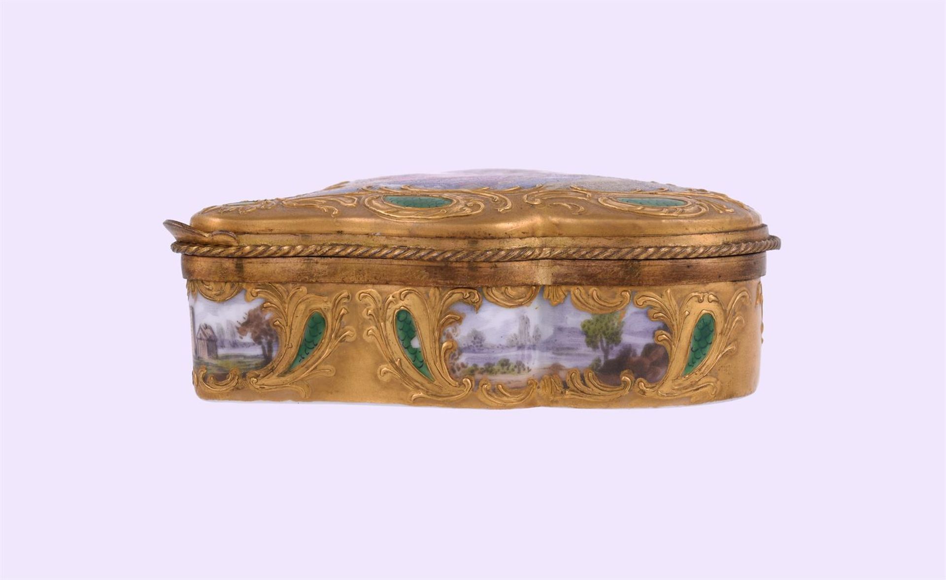 A GROUP OF FOUR 19TH CENTURY LIMOGES AND VIENNA STYLE BOXES - Image 17 of 18