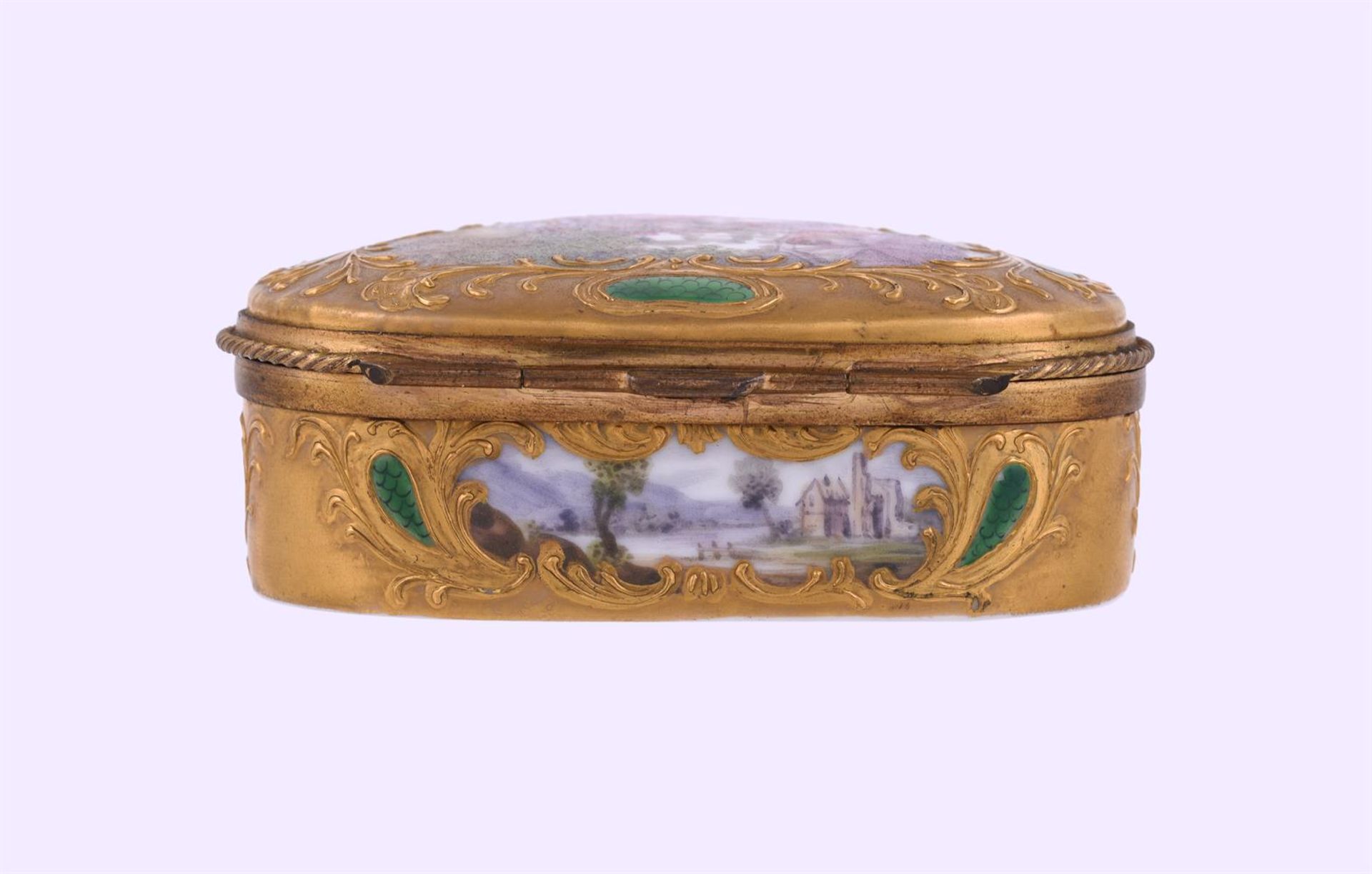 A GROUP OF FOUR 19TH CENTURY LIMOGES AND VIENNA STYLE BOXES - Image 14 of 18